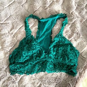 Aerie emerald green bralette